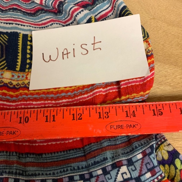 Minkpink dress SZ M maxi halter multi print keyhole neck bohemian unique… - Picture 14 of 16